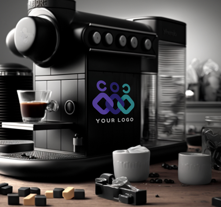 Naklejka na sprzęt agd z logo firmy - TenStickers