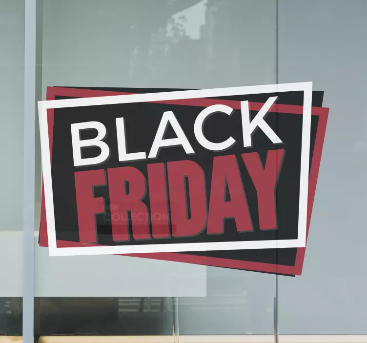 Naklejka wyprzedaż Black Friday - TenStickers
