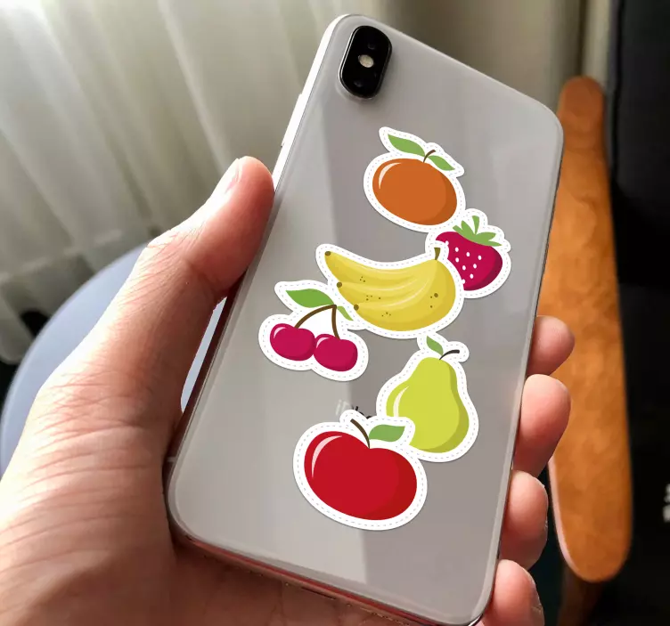Naklejka na telefon Owoce na Iphone - TenStickers