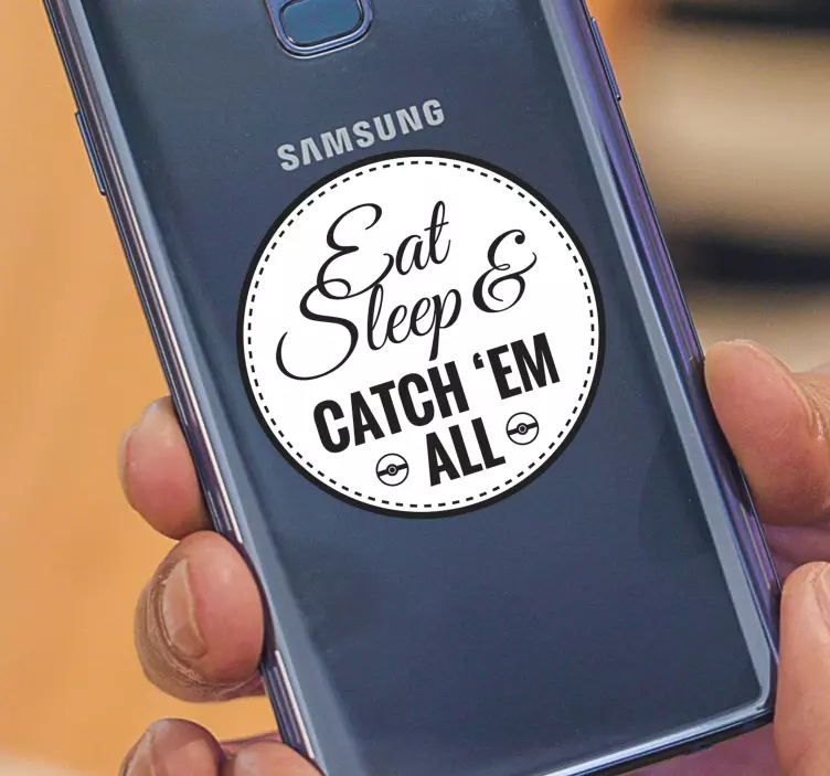 Naklejka na telefon Samsung pokemon Catch'em - TenStickers