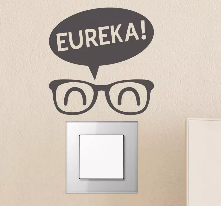 Naklejka na włącznik eureka - TenStickers