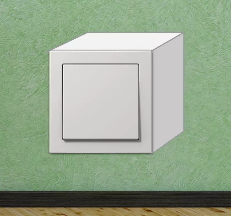 Naklejka na włącznik światła Pudełko - TenStickers