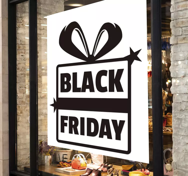 Naklejka napis Black Friday - TenStickers