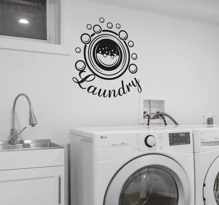 Naklejka na ścianę strona główna Bańki myjące - TenStickers