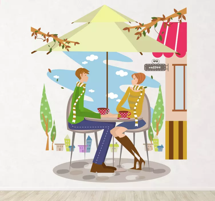 Naklejka para przy stoliku - TenStickers