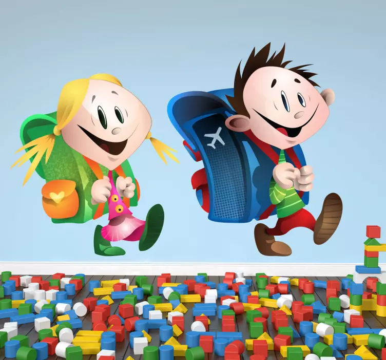 Naklejka para uczniów - TenStickers