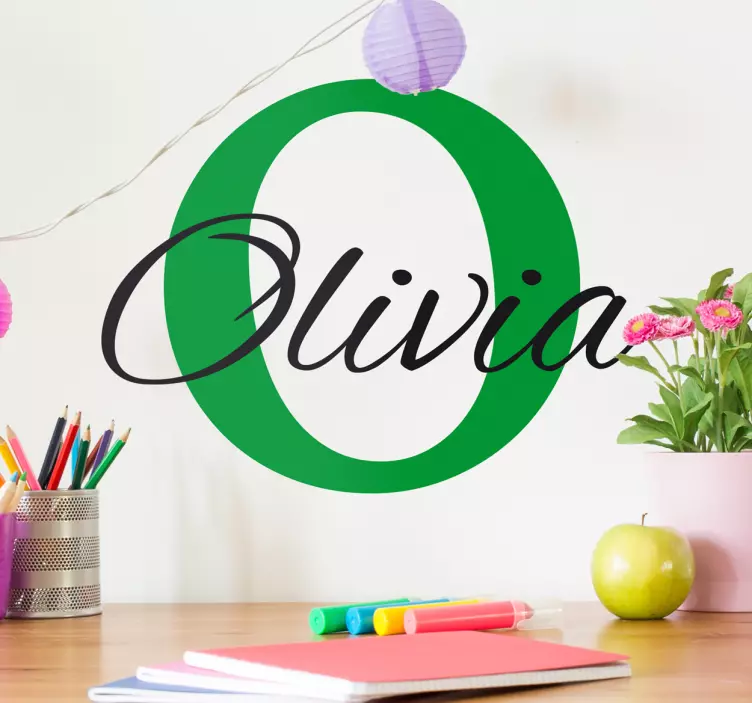 Naklejka literka personalizowana - Imię - TenStickers