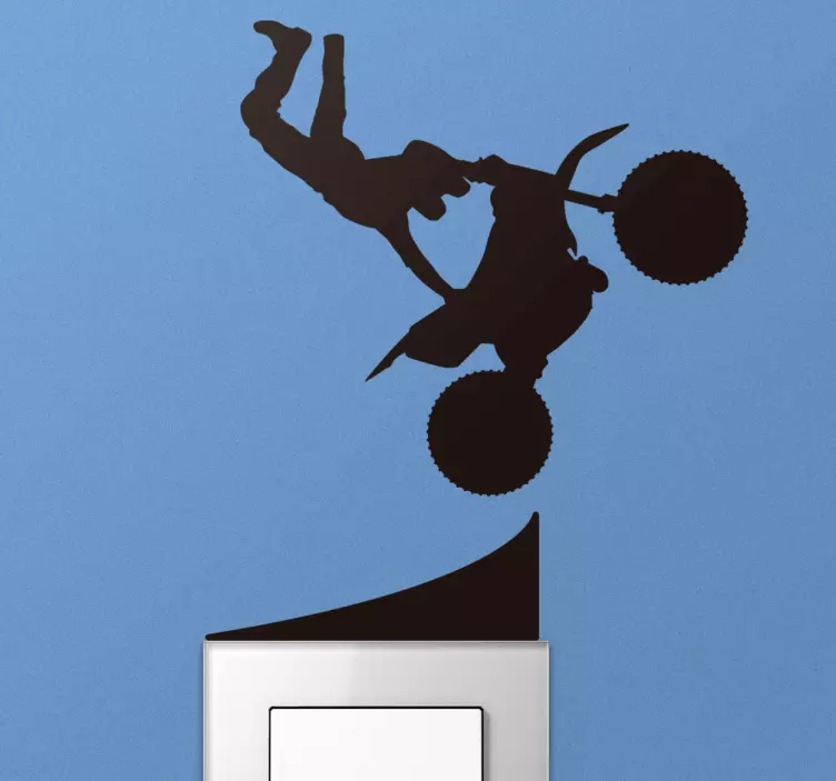 Naklejka na kontakt Przełącznik motocross - TenStickers