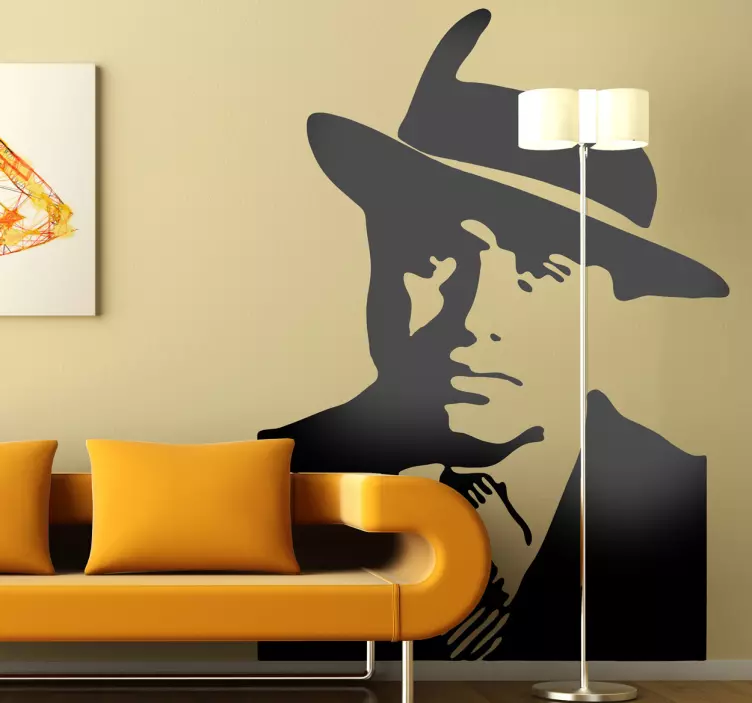 Naklejka portret Al Capone - TenStickers