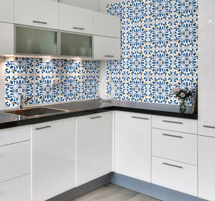 Naklejka portugalska filigranowa - TenStickers