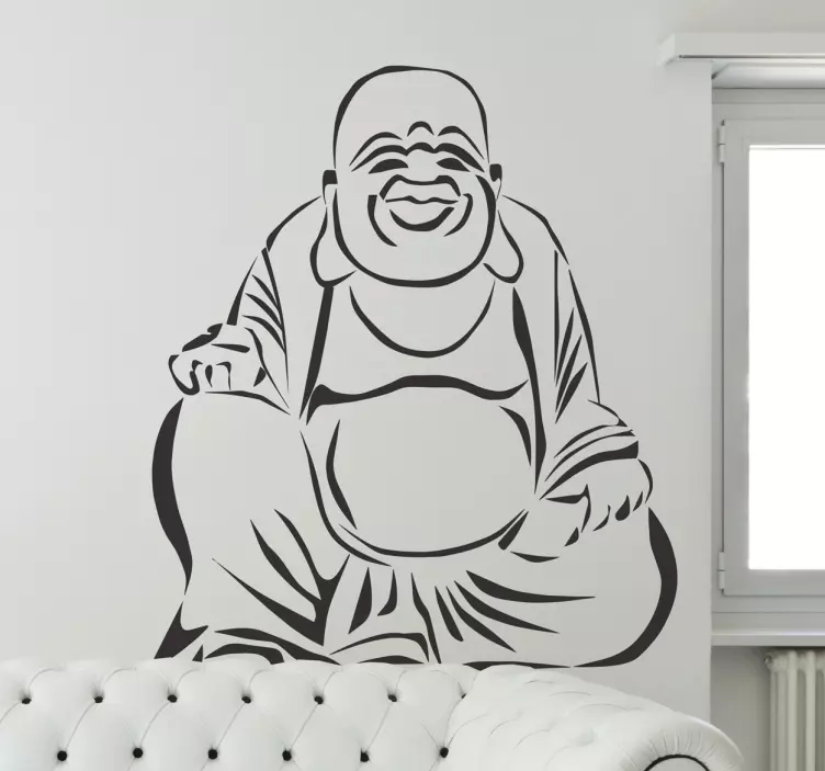 Naklejka pulchna Budda - TenStickers