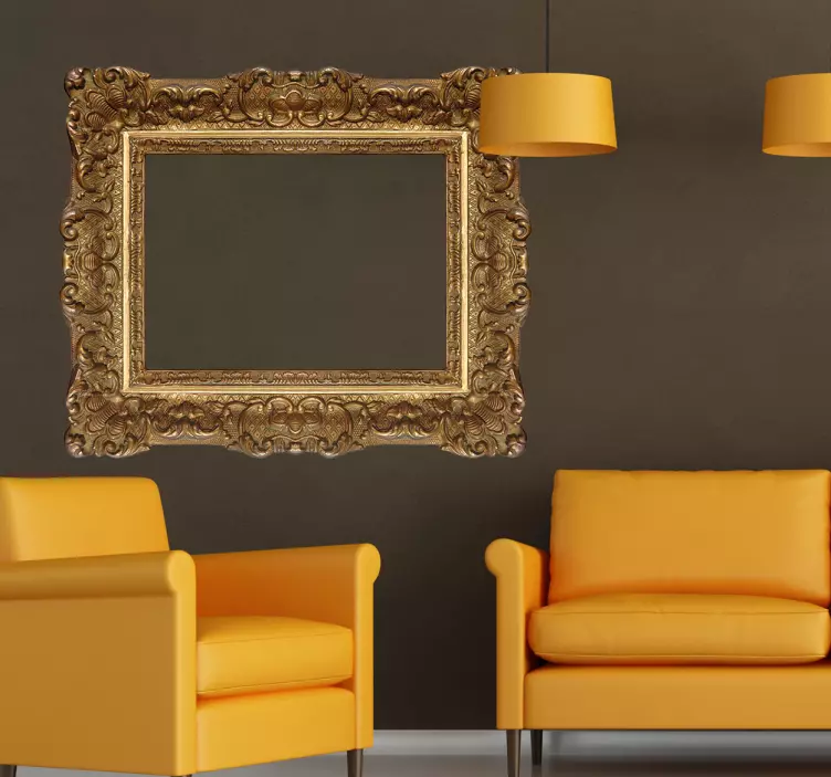 Naklejka renesansowa rama - TenStickers