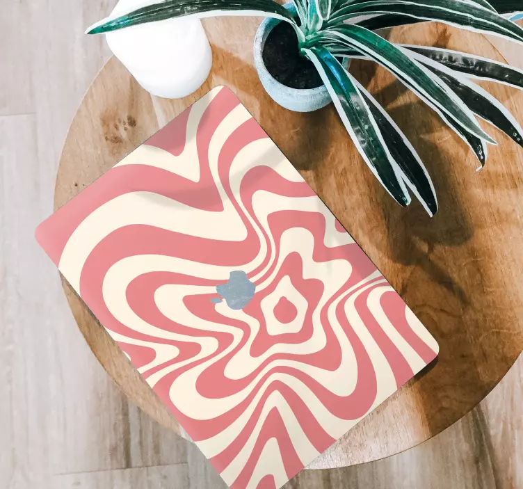 Naklejka na ścianę abstrakcja Szalona fala - TenStickers