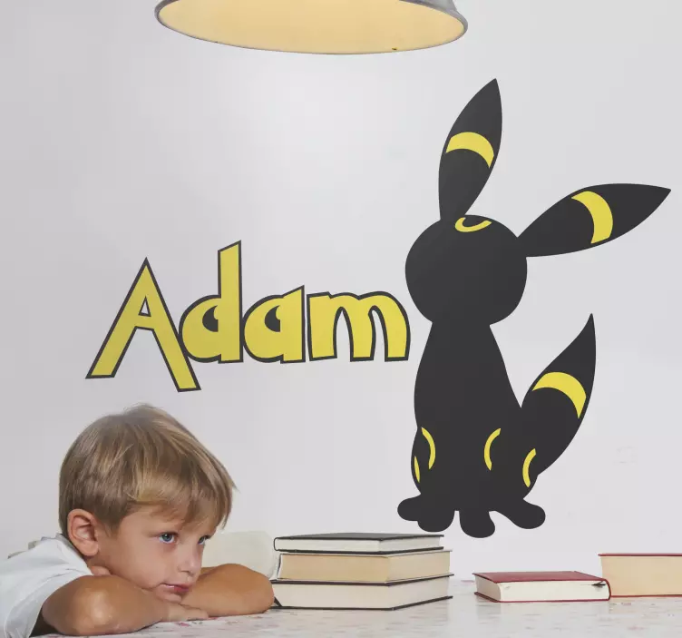 Naklejka na ścianę z bajki pokemon - TenStickers