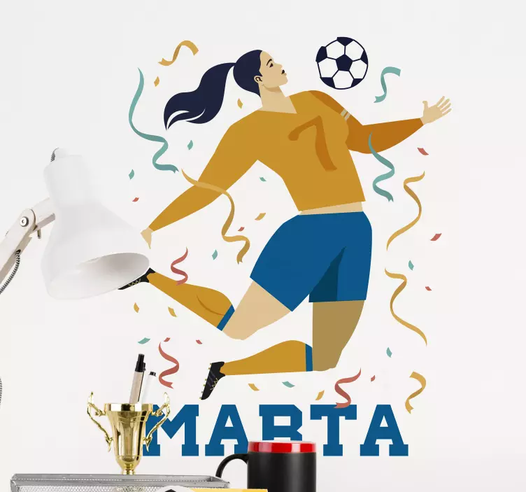 Naklejka ścienna piłka nożna  sport - TenStickers