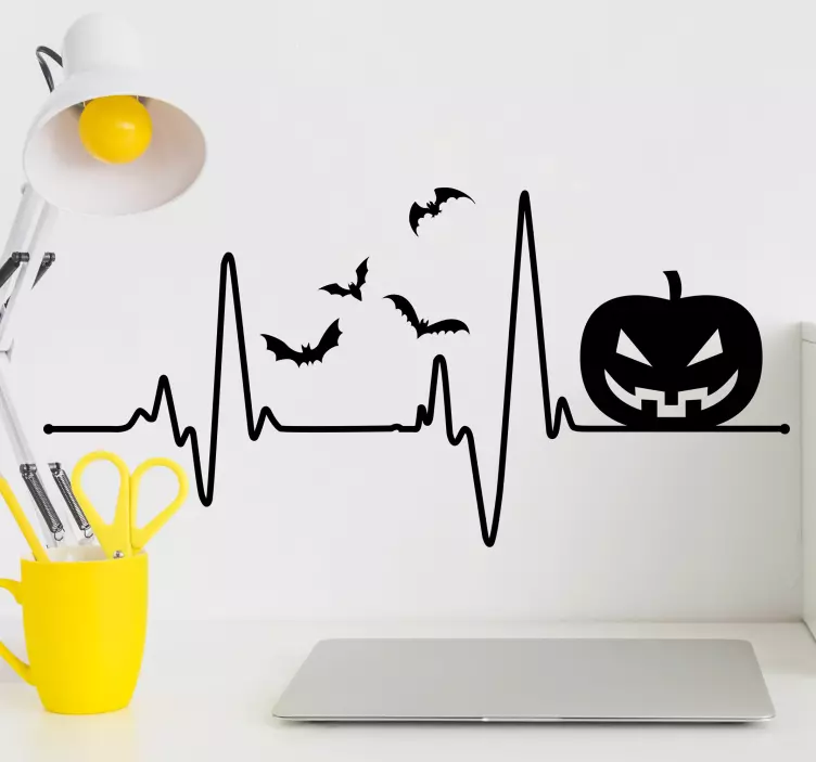 Naklejka na ścianę Puls Halloween - TenStickers
