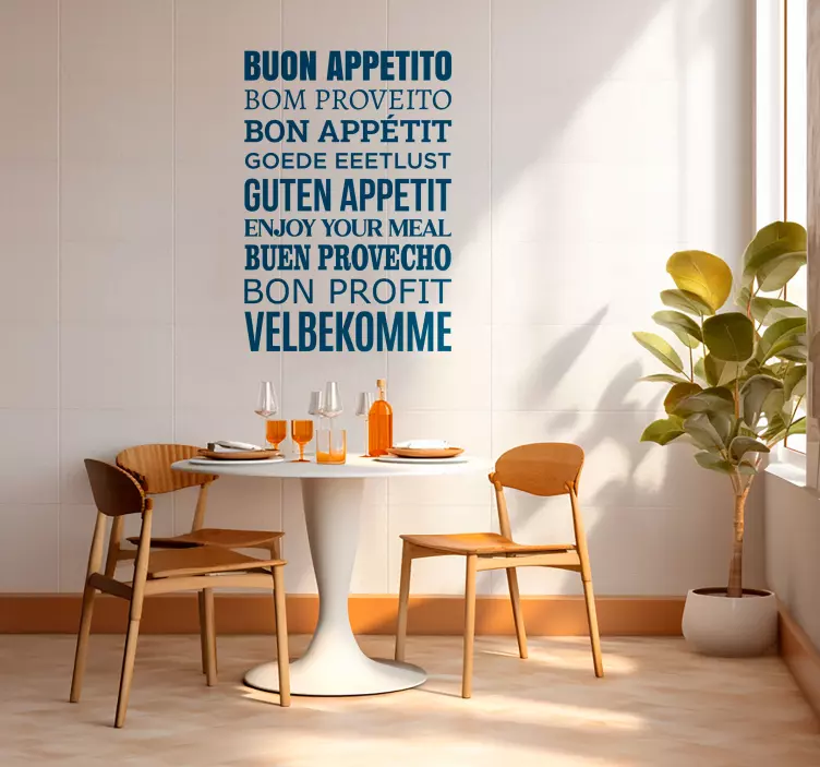 Naklejka ścienna "Smacznego!" - TenStickers