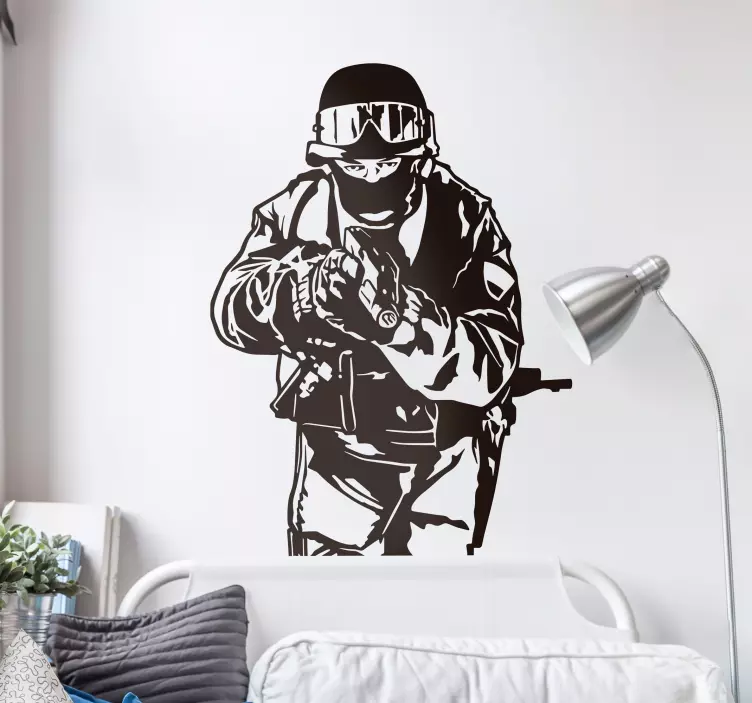 Naklejka ścienna Swat Team - TenStickers