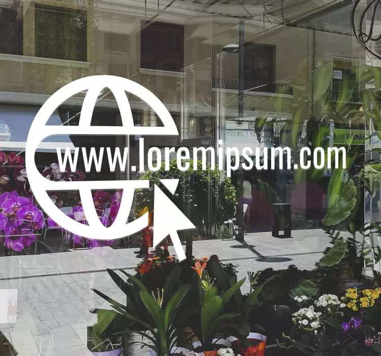 Naklejka na witryne sklepowa dostosuj witrynę - TenStickers