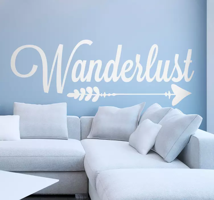Naklejka podróżnicza Wanderlust - TenStickers