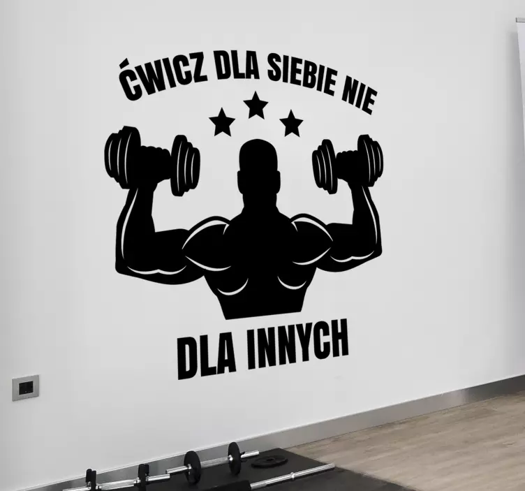 Naklejka na ścianę Zrób to dla siebie - TenStickers