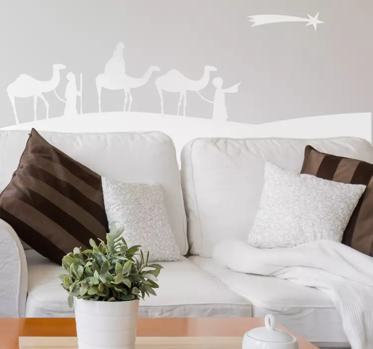 Naklejka świateczna Trzej Królowie - TenStickers