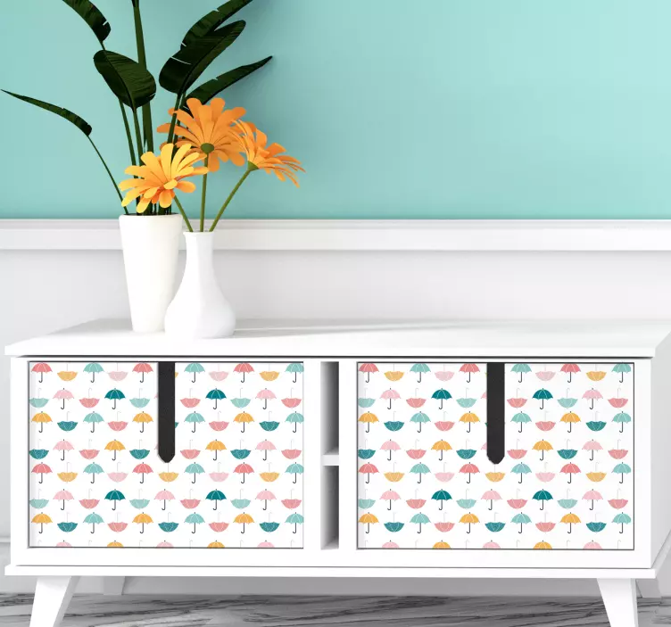 Naklejka szkic parasola - TenStickers