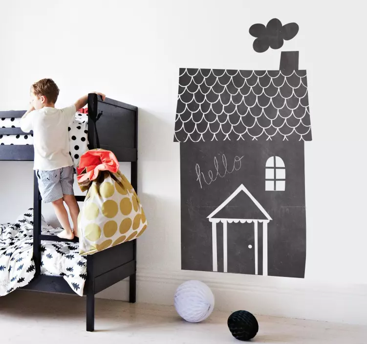 Naklejka tablica domek - TenStickers