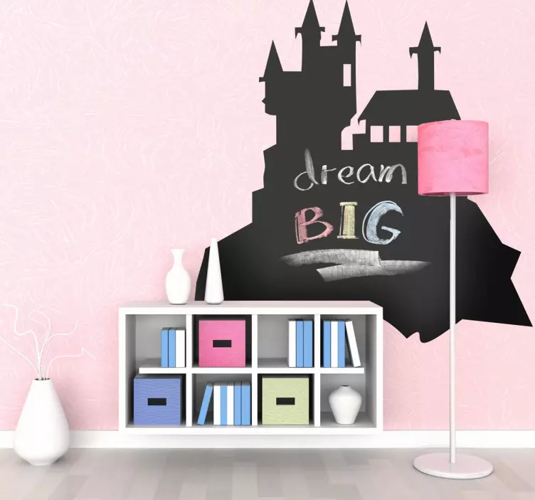 Naklejka tablica zamek strachów - TenStickers