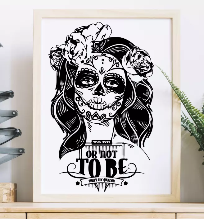 Naklejka - To be or not to be - TenStickers