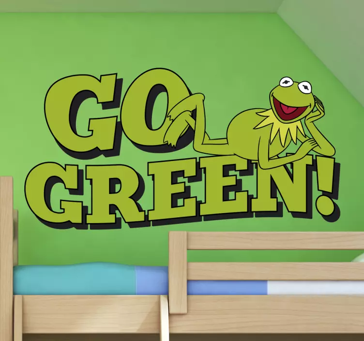 Naklejka Ulica Sezamkowa Go Green - TenStickers