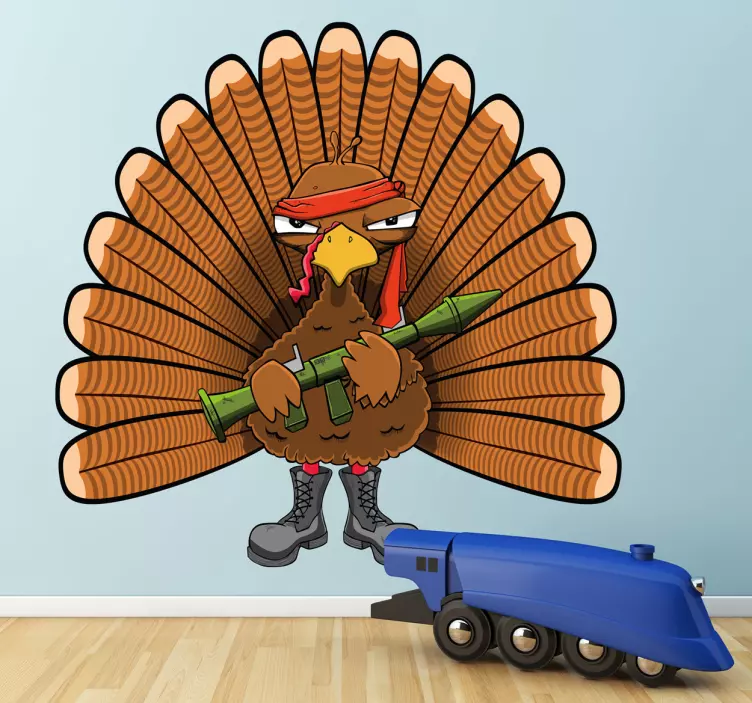 Naklejka uzbrojony paw - TenStickers