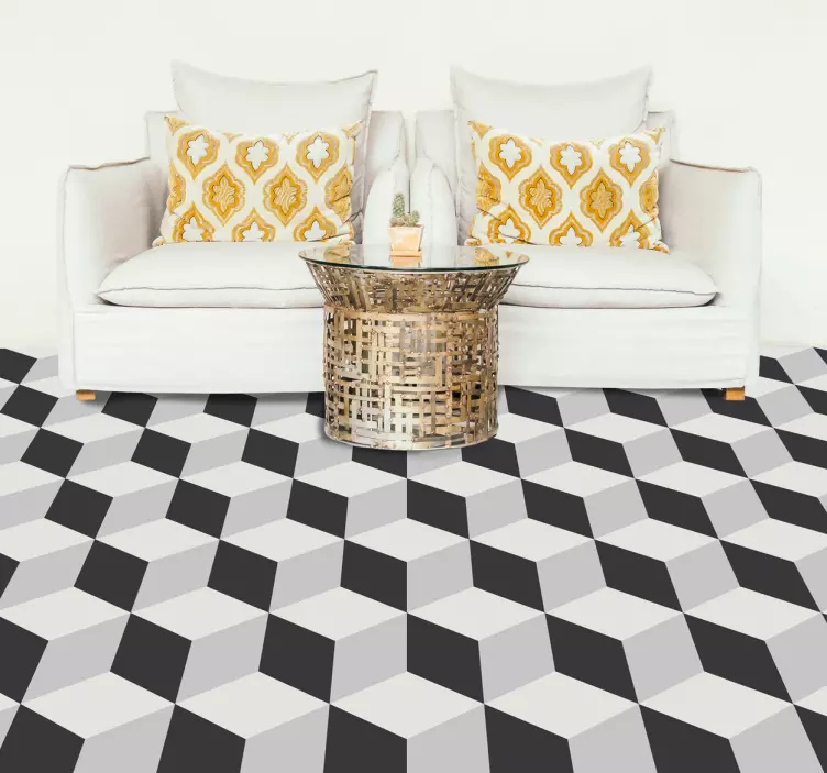 Naklejka na podłogę wzory 3d - TenStickers