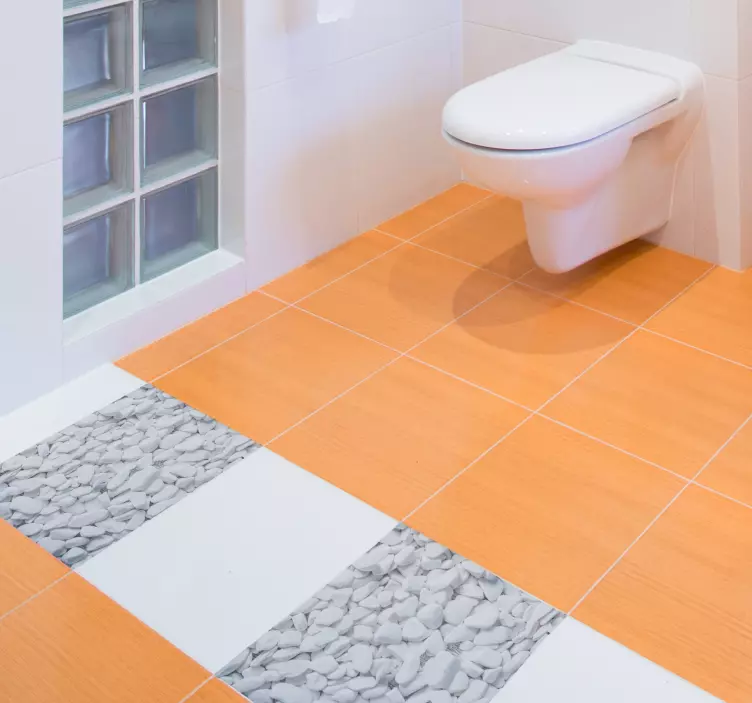 Naklejka na podłogę imitacja kamienia - TenStickers