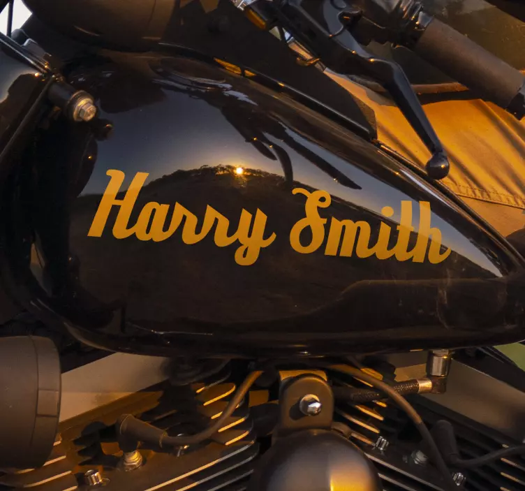 Naklejka na motocykl  kaligrafia - TenStickers