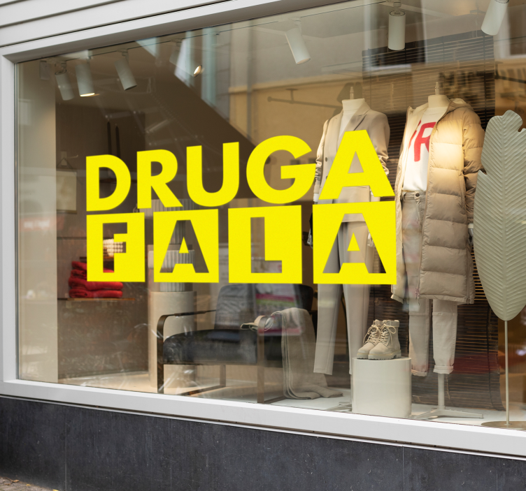 Naklejka wyprzedaż druga fala - TenStickers