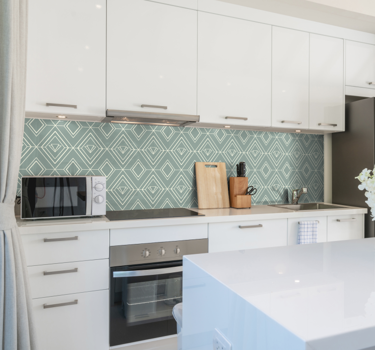 Naklejka wzór geometryczny z epoki art deco - TenStickers