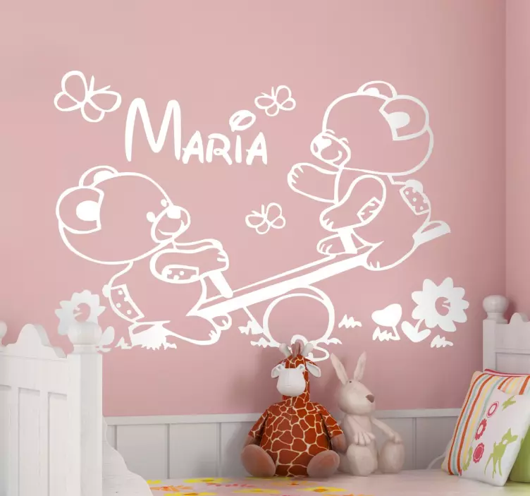 Naklejka z imieniem dziecka - TenStickers