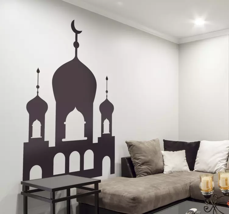 Naklejka z konturem budynku - TenStickers