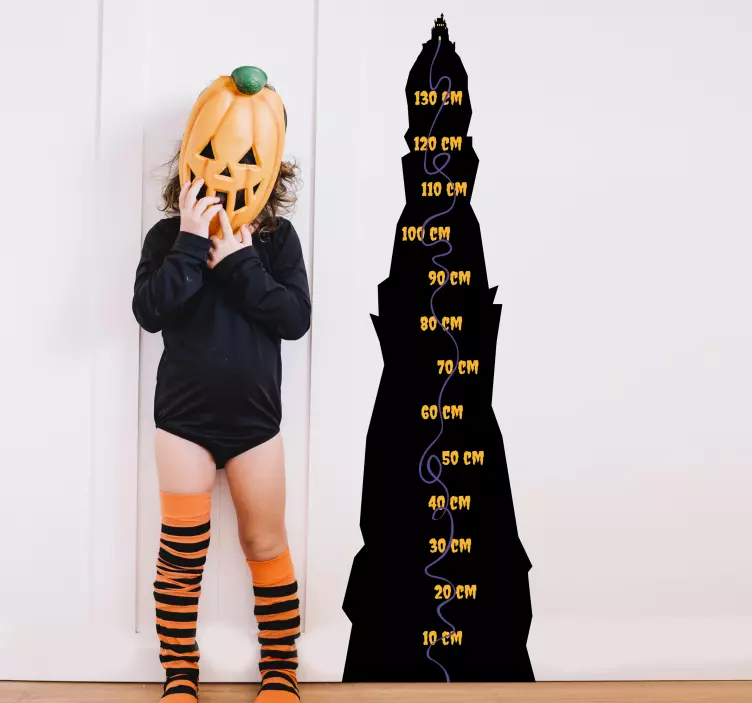 Naklejka z rysunkiem halloween miarka wzrostu - TenStickers