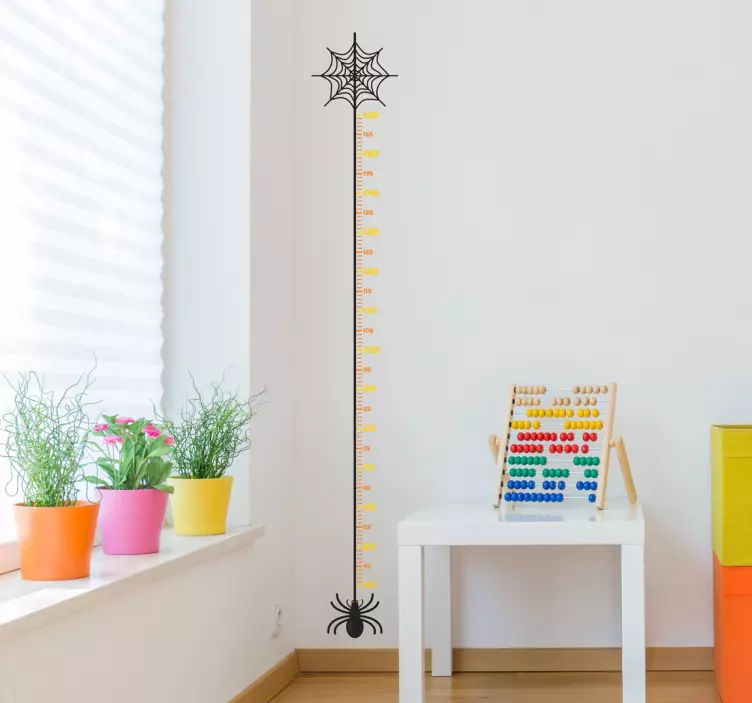 Naklejka miarka wzrostu zwierzęta pająk - TenStickers