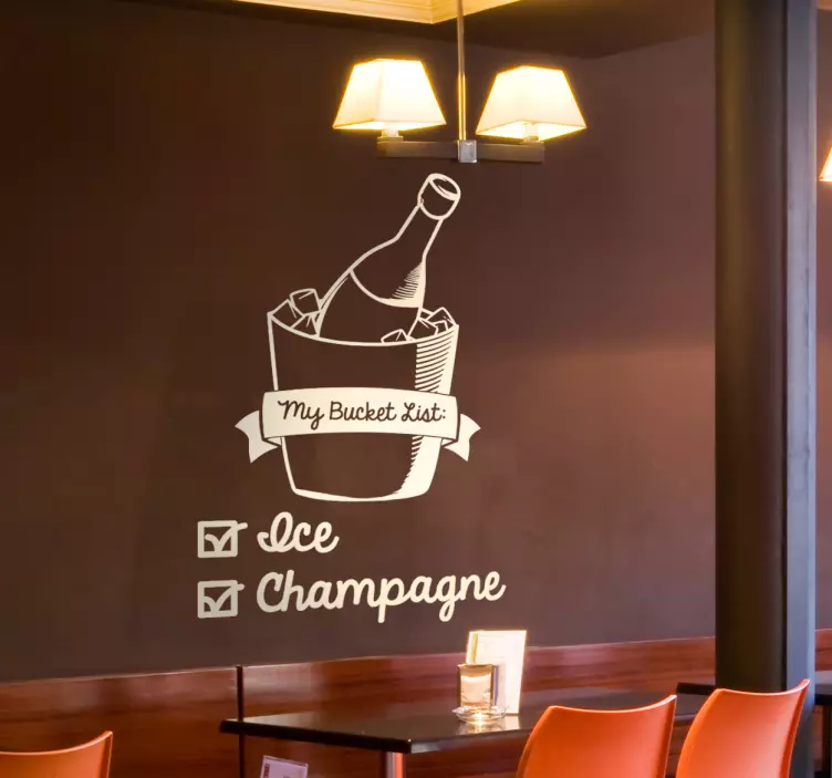 Naklejka z rysunkiem My bucket list - TenStickers