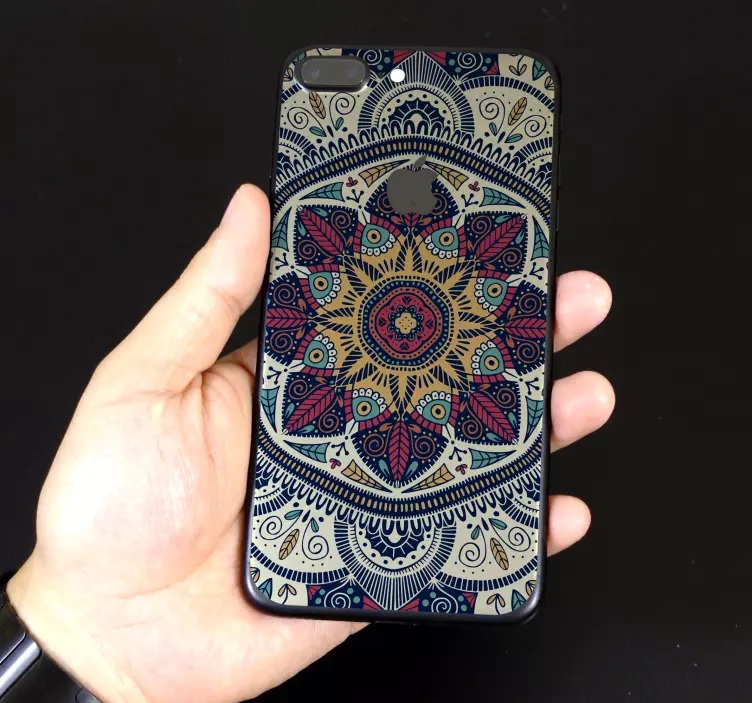 Naklejka Wzór mandala na Iphone - TenStickers