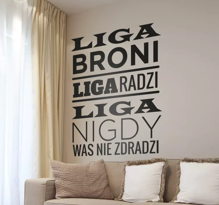 Naklejka z "Seksmisja" liga - TenStickers