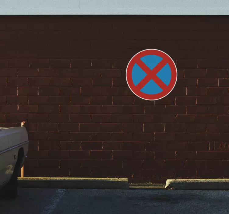 Naklejka zakaz parkowania - TenStickers