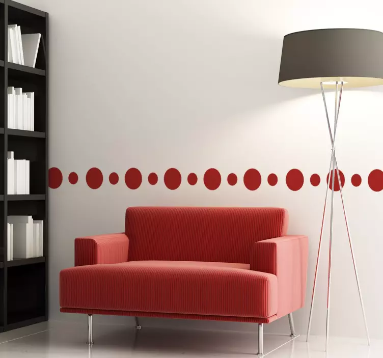 Naklejka na ścianę zestaw kółek - TenStickers