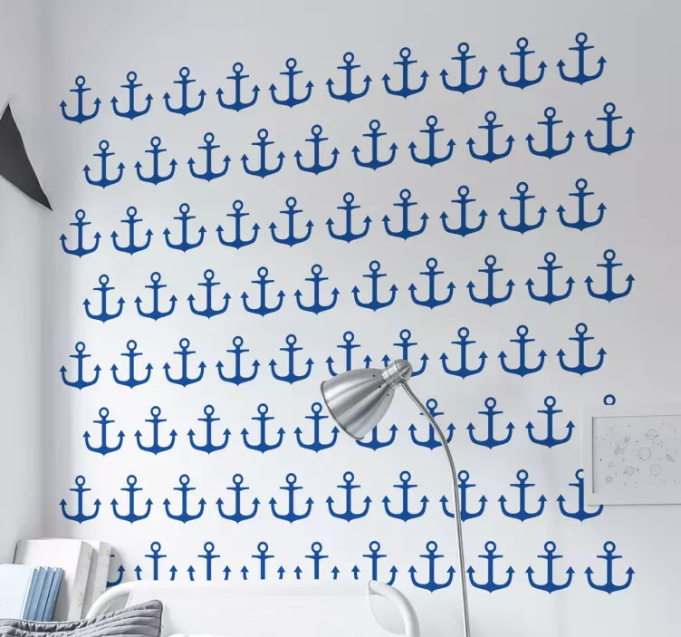 Naklejki kotwice - zestaw - TenStickers