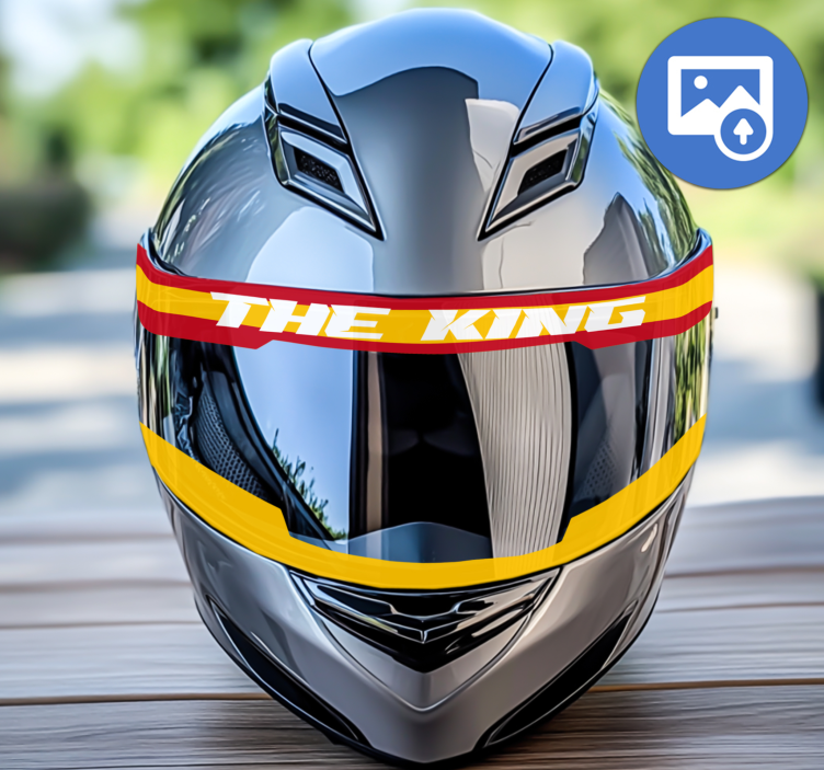 Naklejki na kask motocyklowy naklejka na daszek - TenStickers