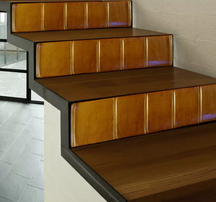 Naklejka na schody duże kafelki - TenStickers