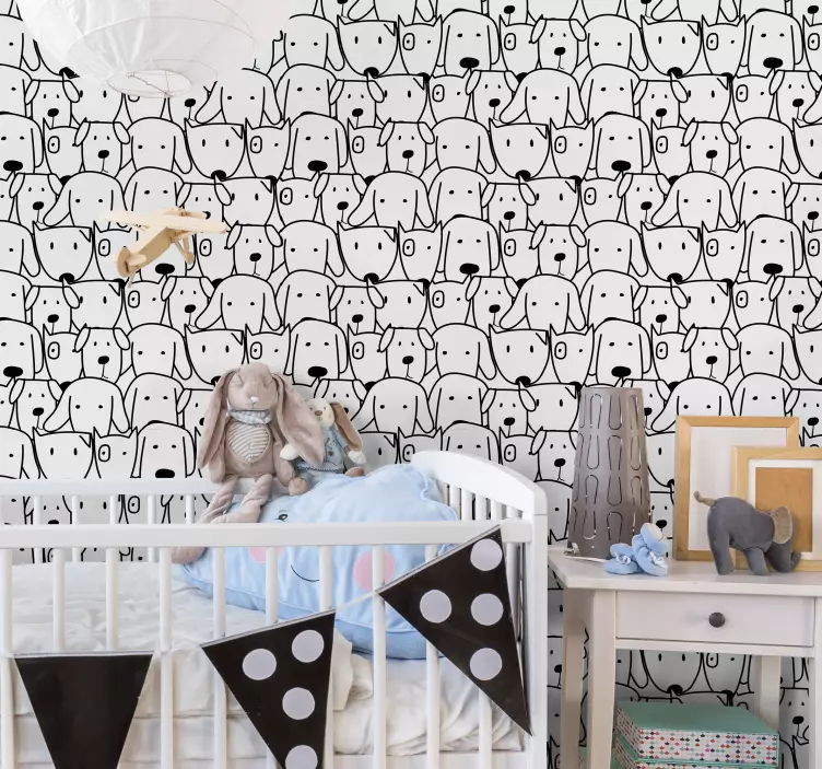 Naklejki dla dzieci wesołe psy - TenStickers